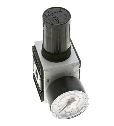 Régulateur de Pression de Précision pour Assemblage de Collecteur G1/4''&3/8'' 2500l/min 0.1-2.0bar/1-29psi PA Futura 1