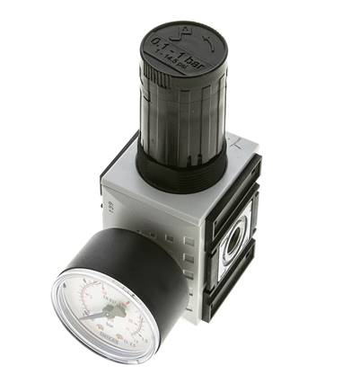 Régulateur de Pression de Précision pour Assemblage de Collecteur G1/4'' 2000l/min 0.1-1.0bar/1-14psi PA Futura 1