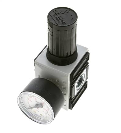 Régulateur de Pression de Précision pour Assemblage de Collecteur G1/4''&3/8'' 2500l/min 0.5-10.0bar/7-145psi PA Futura 1