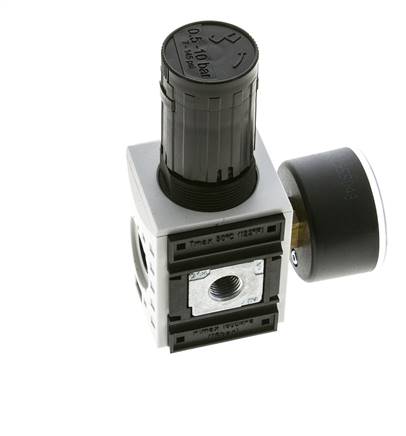 Régulateur de pression de précision pour assemblage de collecteur G1/4'' 2000l/min 0.5-10.0bar/7-145psi PA Futura 1