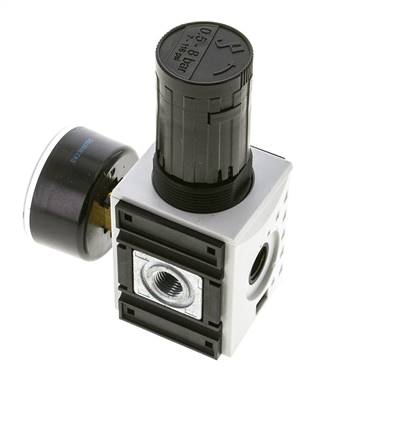Régulateur de pression de précision pour assemblage de collecteur G1/4'' 2000l/min 0.5-8.0bar/7-116psi PA Futura 1