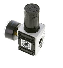 Régulateur de pression de précision pour assemblage de collecteur G1/4'' 2000l/min 0.5-8.0bar/7-116psi PA Futura 1