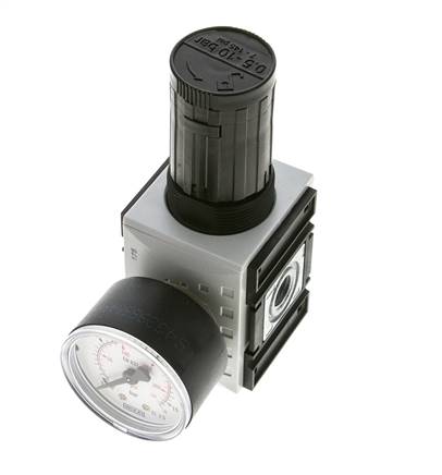 Régulateur de pression de précision pour assemblage de collecteur G1/4'' 2000l/min 0.5-10.0bar/7-145psi PA Futura 1