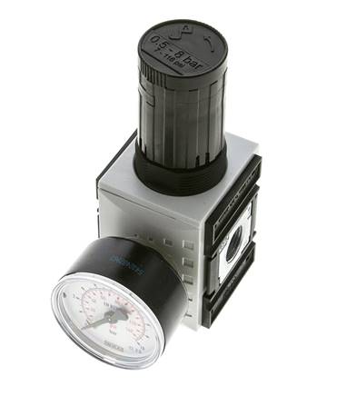 Régulateur de pression de précision pour assemblage de collecteur G1/4''&3/8'' 2500l/min 0.5-8.0bar/7-116psi PA Futura 1