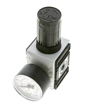 Régulateur de pression de précision pour assemblage de collecteur G1/4'' 2000l/min 0.1-2.0bar/1-29psi PA Futura 1