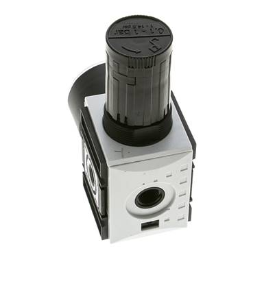 Régulateur de Pression de Précision pour Assemblage de Collecteur G1/4'' 2000l/min 0.1-1.0bar/1-14psi PA Futura 1