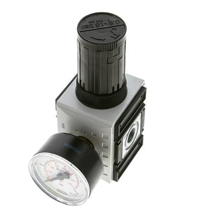 Régulateur de pression de précision pour assemblage de collecteur G1/4'' 2000l/min 0.5-16.0bar/7-232psi PA Futura 1