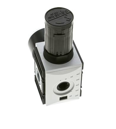 Régulateur de pression de précision pour assemblage de collecteur G1/4''&3/8'' 2500l/min 0.5-16.0bar/7-232psi PA Futura 1