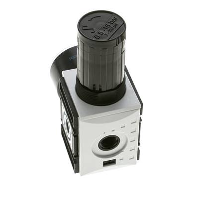 Régulateur de pression de précision pour assemblage de collecteur G1/4'' 2000l/min 0.5-16.0bar/7-232psi PA Futura 1