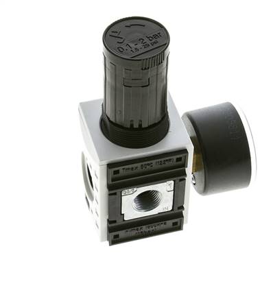 Régulateur de Pression de Précision pour Assemblage de Collecteur G1/4''&3/8'' 2500l/min 0.1-2.0bar/1-29psi PA Futura 1