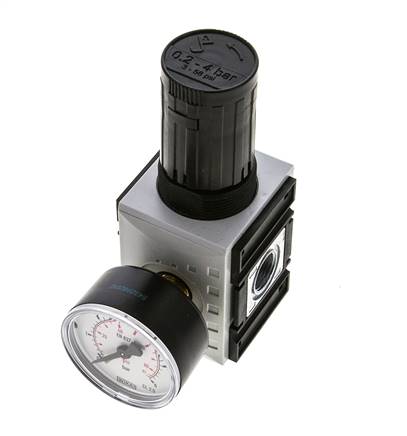 Regulateur de pression pour assemblage de collecteur G1/4''&3/8'' 2500l/min 0.2-4.0bar/3-58psi PA Futura 1