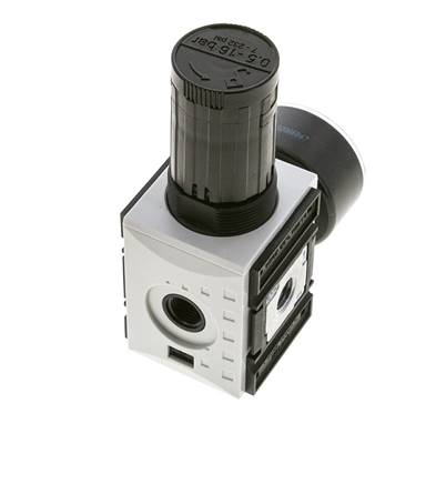 Regulateur de pression pour assemblage de collecteur G1/4'' 2000l/min 0.5-16.0bar/7-232psi PA Futura 1