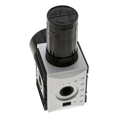 Regulateur de pression pour assemblage de collecteur G1/4''&3/8'' 2500l/min 0.5-16.0bar/7-232psi PA Futura 1