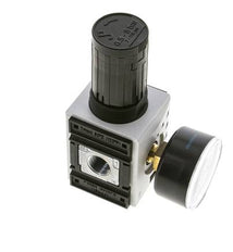 Regulateur de pression pour assemblage de collecteur G1/4''&3/8'' 2500l/min 0.5-8.0bar/7-116psi PA Futura 1