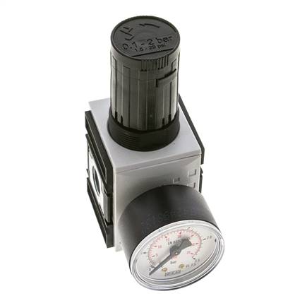 Regulateur de pression pour ensemble de collecteurs G1/4'' et 3/8'' 2500l/min 0.1-2.0bar/1-29psi Futura 1