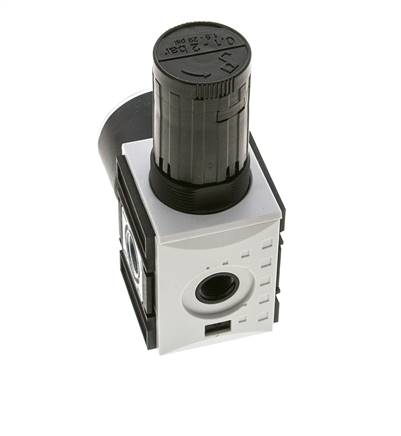 Regulateur de pression pour ensemble de collecteurs G1/4'' et 3/8'' 2500l/min 0.1-2.0bar/1-29psi Futura 1