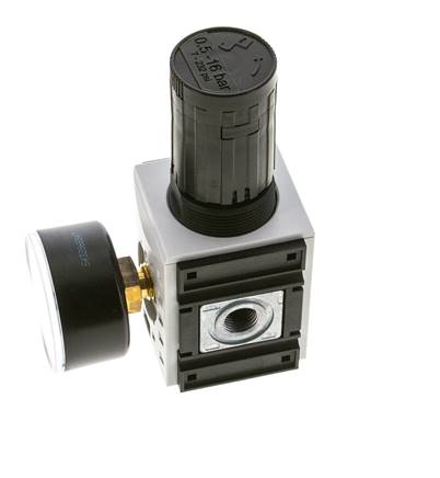 Regulateur de pression pour assemblage de collecteur G1/4'' 2000l/min 0.5-16.0bar/7-232psi PA Futura 1