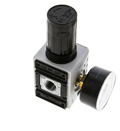 Regulateur de pression pour assemblage de collecteur G1/4''&3/8'' 2500l/min 0.5-16.0bar/7-232psi PA Futura 1
