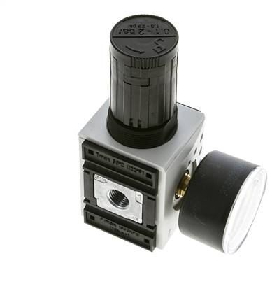 Regulateur de pression pour assemblage de collecteur G1/4'' 2000l/min 0.1-2.0bar/1-29psi PA Futura 1