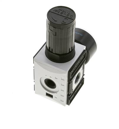 Regulateur de pression pour assemblage de collecteur G1/4''&3/8'' 2500l/min 0.5-8.0bar/7-116psi PA Futura 1