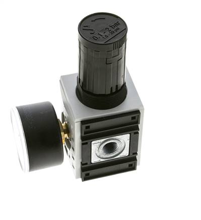 Regulateur de pression pour assemblage de collecteur G1/4'' 2000l/min 0.1-2.0bar/1-29psi PA Futura 1