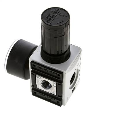 Regulateur de pression pour collecteur G1/4'' et 3/8'' 2500l/min 0.5-10.0bar/7-145psi Futura 1