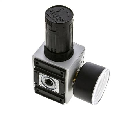Regulateur de pression pour assemblage de collecteur G1/4'' 2000l/min 0.1-1.0bar/1-14psi PA Futura 1