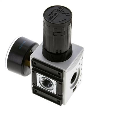 Regulateur de pression pour assemblage de collecteur G1/4''&3/8'' 2500l/min 0.5-16.0bar/7-232psi PA Futura 1