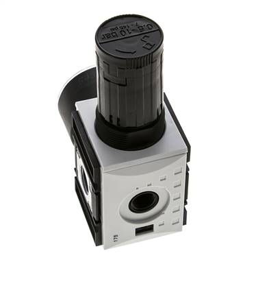 Regulateur de pression pour collecteur G1/4'' et 3/8'' 2500l/min 0.5-10.0bar/7-145psi Futura 1