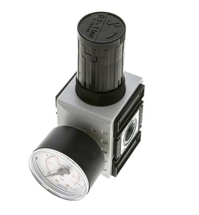 Regulateur de pression pour assemblage de collecteur G1/4''&3/8'' 2500l/min 0.1-1.0bar/1-14psi PA Futura 1