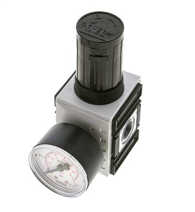 Regulateur de pression pour ensemble de collecteurs G1/4'' et 3/8'' 2500l/min 0.1-2.0bar/1-29psi Futura 1