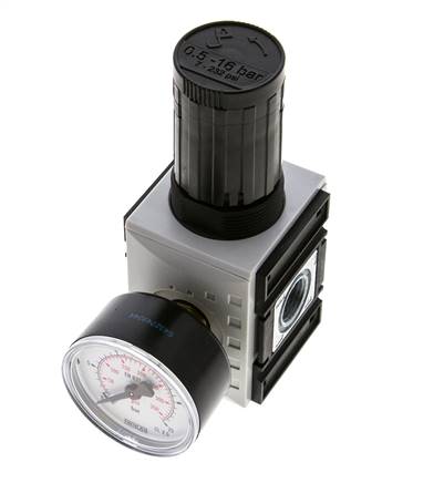 Regulateur de pression pour assemblage de collecteur G1/4''&3/8'' 2500l/min 0.5-16.0bar/7-232psi PA Futura 1