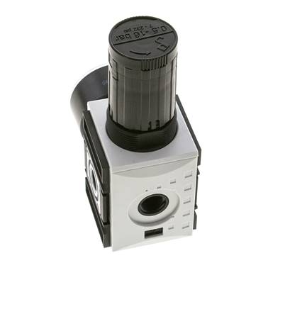 Regulateur de pression pour assemblage de collecteur G1/4'' 2000l/min 0.5-16.0bar/7-232psi PA Futura 1