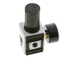 Regulateur de pression pour assemblage de collecteur G1/4''&3/8'' 2500l/min 0.5-8.0bar/7-116psi PA Futura 1