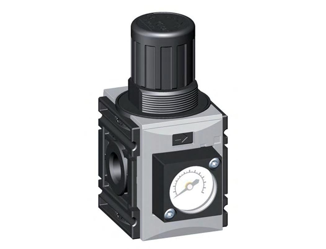 Régulateur de pression G1/4'' 1000l/min 0.5-8.0bar/7-116psi PA 40 mm Manomètre Futura 0