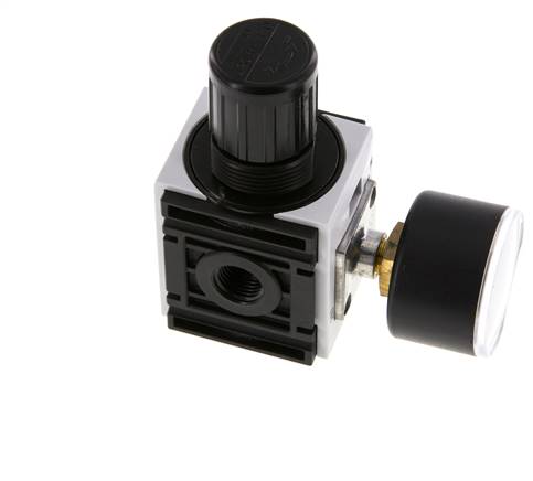 Régulateur de pression G1/4'' 1000l/min 0.2-4.0bar/3-58psi PA 40 mm Manomètre Futura 0