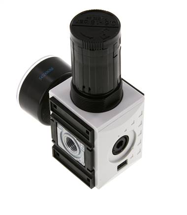 Régulateur de pression de précision G1/4'' 2000l/min 0.5-16.0bar/7-232psi PA Futura 1