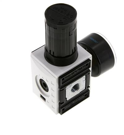 Régulateur de pression de précision G1/4'' 2000l/min 0.2-4.0bar/3-58psi PA Futura 1