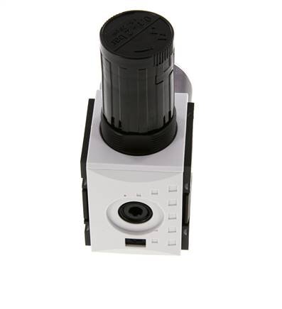 Régulateur de pression de précision G1/4'' 2000l/min 0.1-2.0bar/1-29psi PA Futura 1