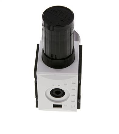 Régulateur de pression de précision G3/8'' 2500l/min 0.5-8.0bar/7-116psi PA Futura 1