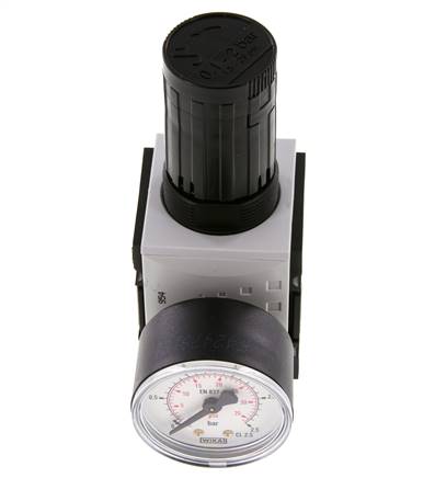 Régulateur de pression de précision G3/8'' 2500l/min 0.1-2.0bar/1-29psi PA Futura 1