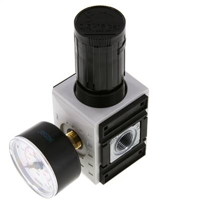 Régulateur de pression de précision G3/8'' 2500l/min 0.5-16.0bar/7-232psi PA Futura 1