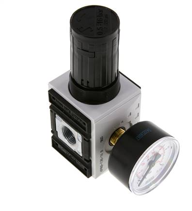 Régulateur de pression de précision G3/8'' 2500l/min 0.5-16.0bar/7-232psi PA Futura 1