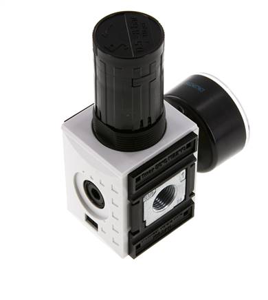 Régulateur de pression de précision G3/8'' 2500l/min 0.5-8.0bar/7-116psi PA Futura 1