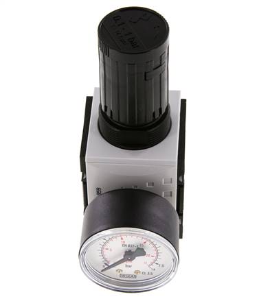 Régulateur de pression de précision G1/4'' 2000l/min 0.1-1.0bar/1-14psi PA Futura 1