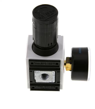 Régulateur de pression de précision G1/4'' 2000l/min 0.5-16.0bar/7-232psi PA Futura 1