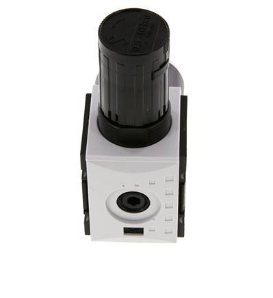 Régulateur de pression de précision G3/8'' 2500l/min 0.5-10.0bar/7-145psi PA Futura 1