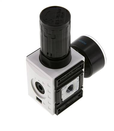 Régulateur de pression de précision G1/4'' 2000l/min 0.5-16.0bar/7-232psi PA Futura 1