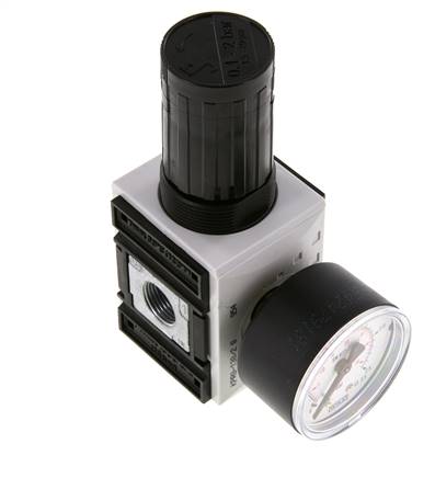 Régulateur de pression de précision G3/8'' 2500l/min 0.1-2.0bar/1-29psi PA Futura 1