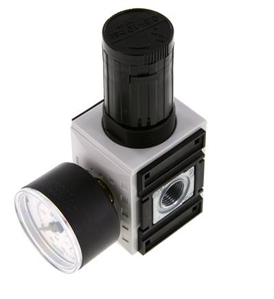 Régulateur de pression de précision G3/8'' 2500l/min 0.5-10.0bar/7-145psi PA Futura 1